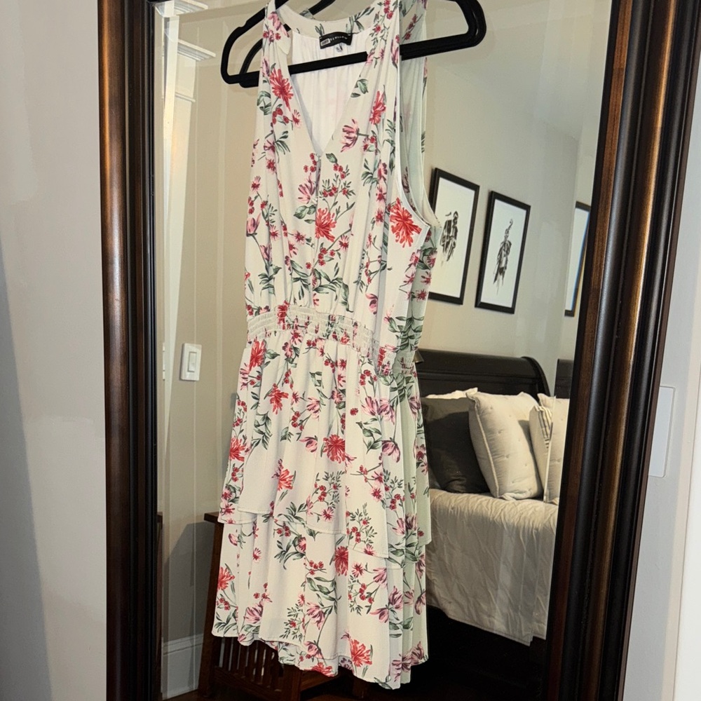 Slate & Willow,  Floral Tiered Sleeveless Dress